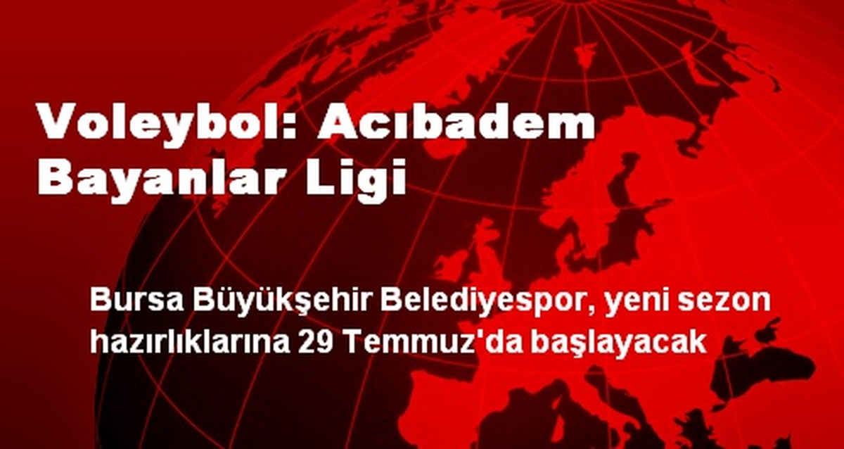 Bursa Büyükşehir Belediyespor Hazırlıklara Başlıyor