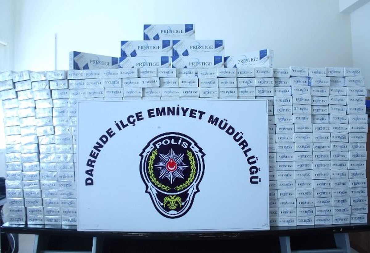 Yolcu Otobüsünde Kaçak Sigara Ele Geçirildi
