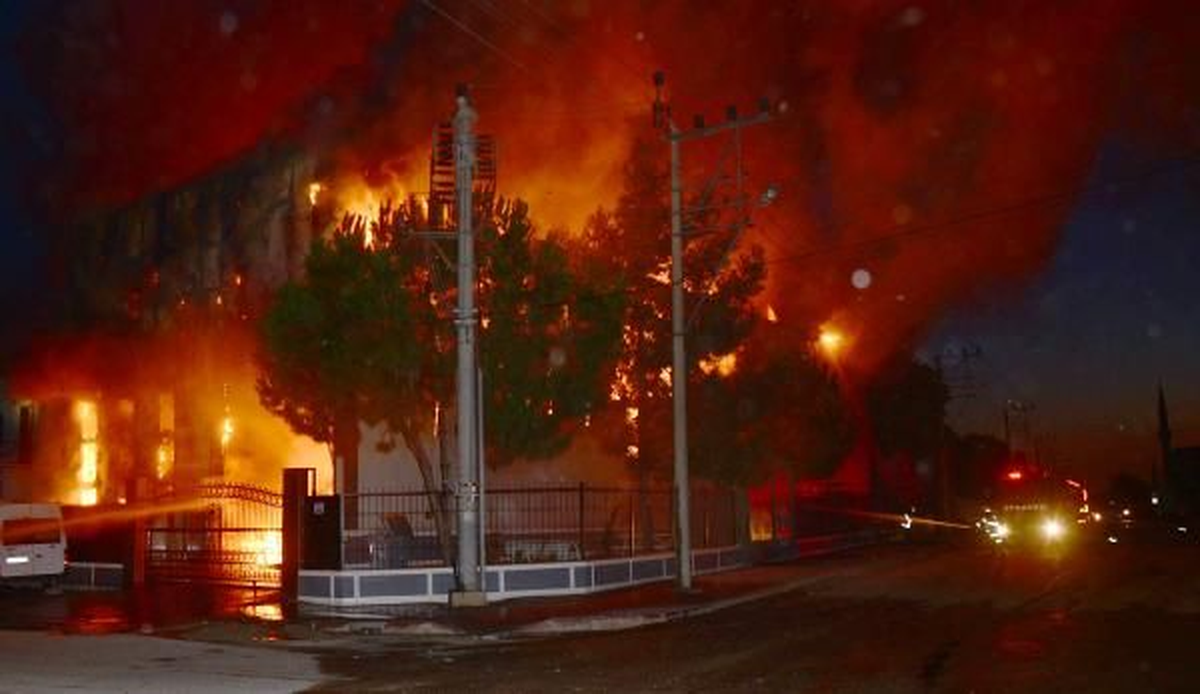 Adana\'da Şalgam Üretim Tesisinde Yangın
