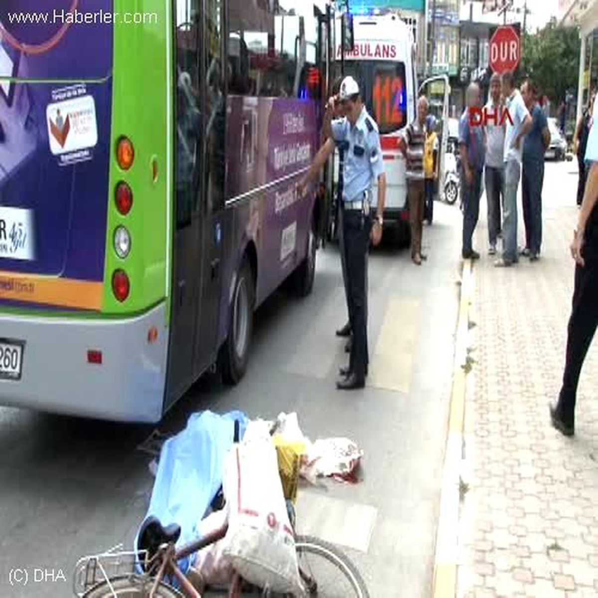 Adapazarı Bisikletiyle Giderken Otobüs Çarptı