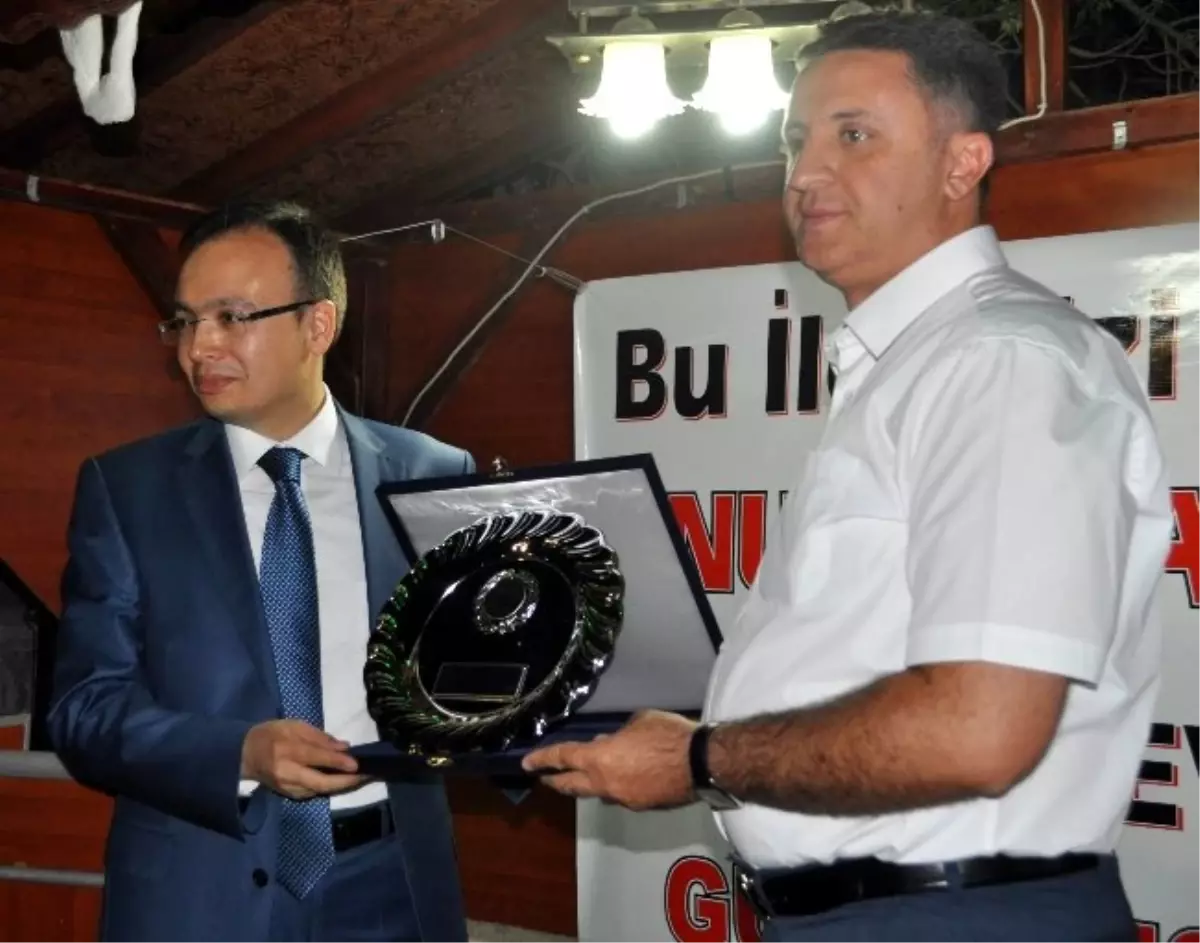 Cihanbeyli Kaymakamına Veda Yemeği