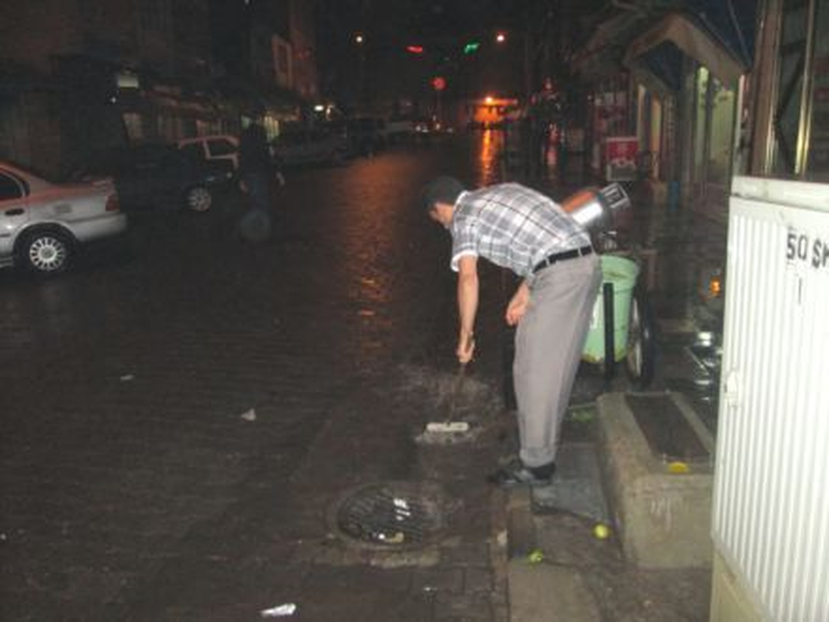 Erzurum\'da Dolu Yağışı