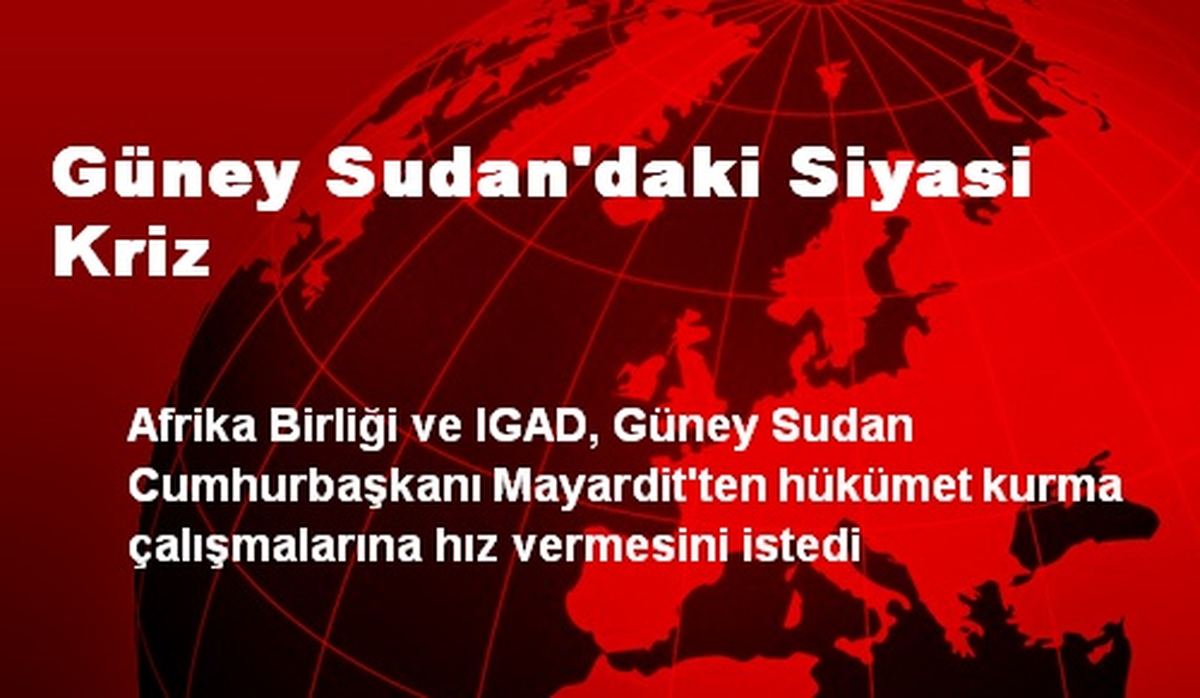 Güney Sudan\'daki Siyasi Kriz