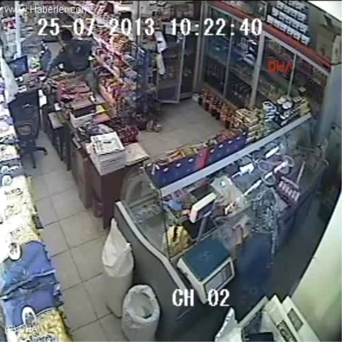 Konya Çolak Hırsızlık Şüphelisi Güvenlik Kamerasından Yakalandı