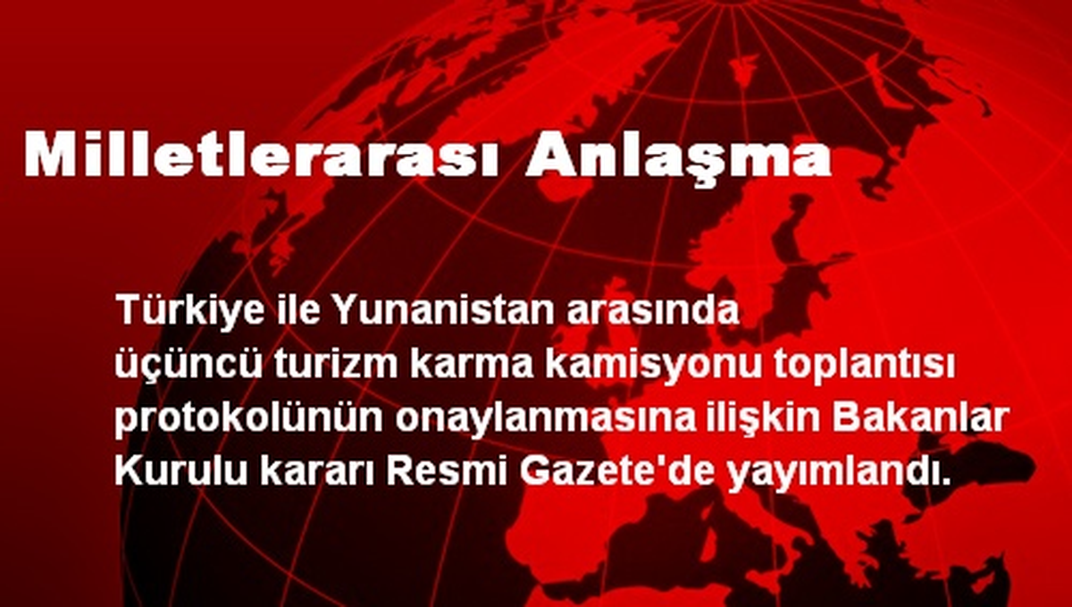 Milletlerarası Anlaşma