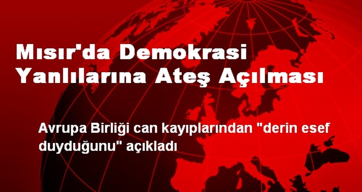 Mısır\'da Demokrasi Yanlılarına Ateş Açılması