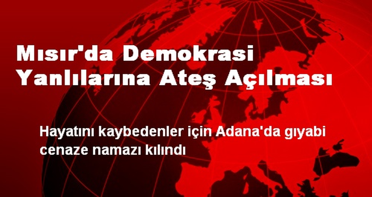 Mısır\'da Demokrasi Yanlılarına Ateş Açılması