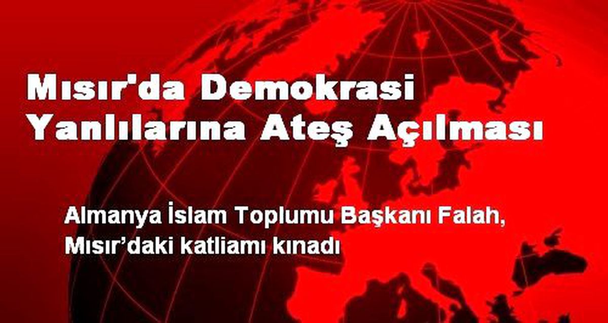 Mısır\'da Demokrasi Yanlılarına Ateş Açılması