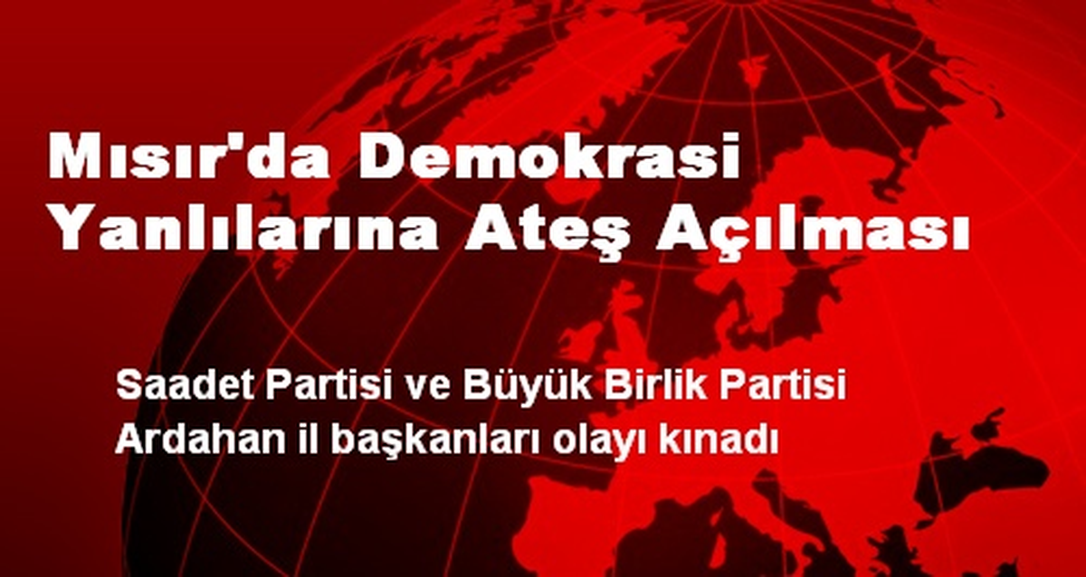 Mısır\'da Demokrasi Yanlılarına Ateş Açılması