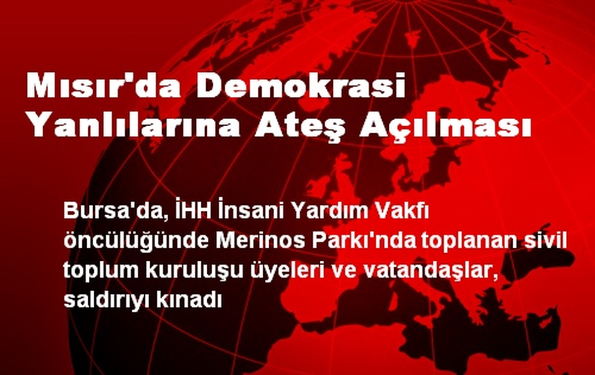 Mısır\'da Demokrasi Yanlılarına Ateş Açılması
