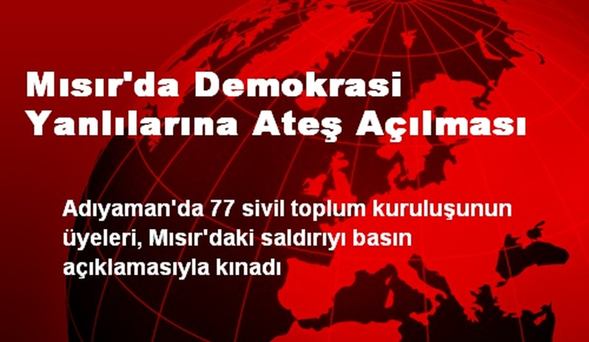 Mısır\'da Demokrasi Yanlılarına Ateş Açılması