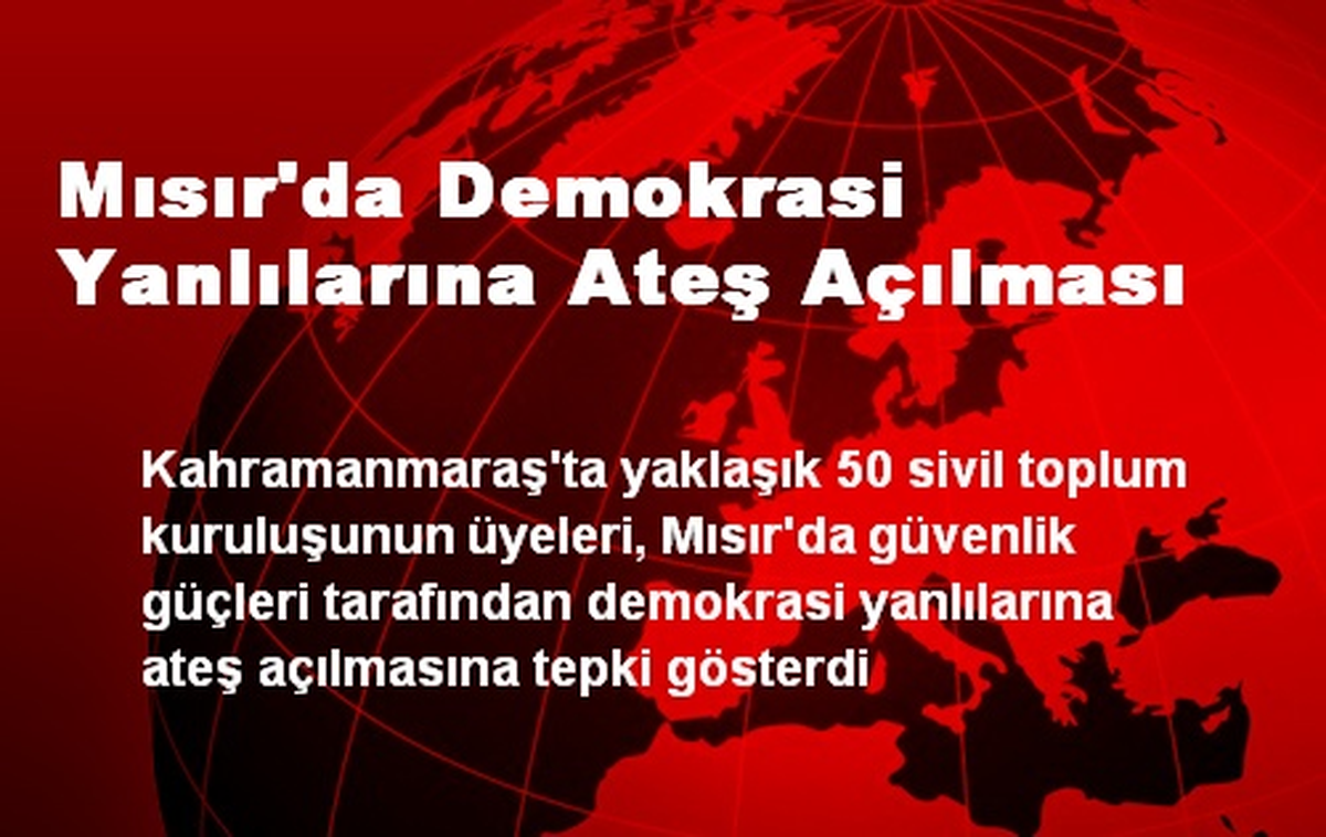 Mısır\'da Demokrasi Yanlılarına Ateş Açılması