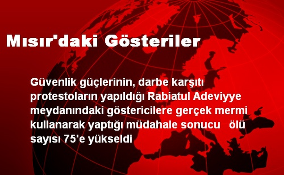 Mısır\'daki Gösteriler