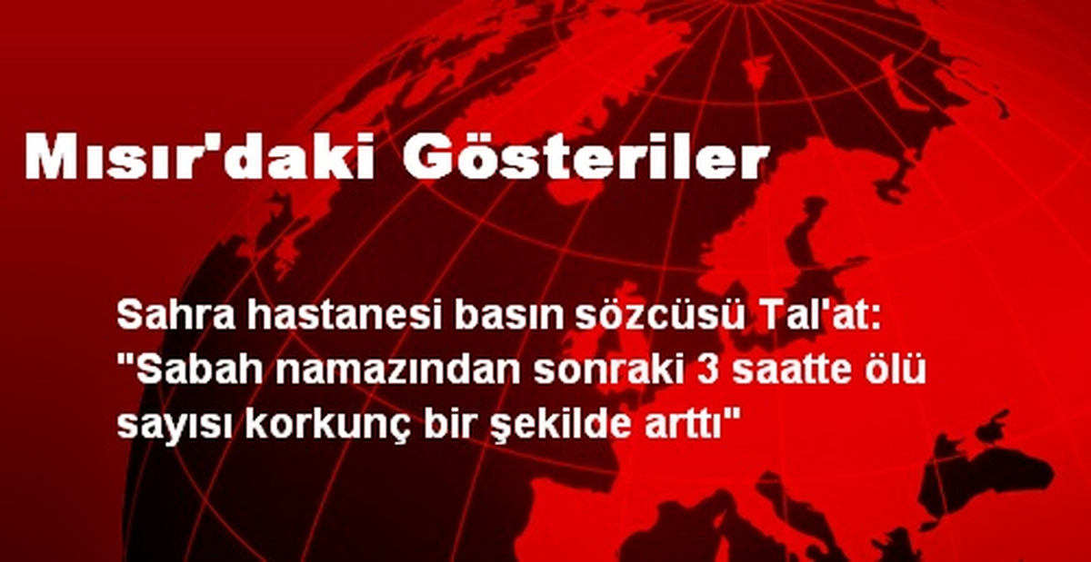 Mısır\'daki Gösteriler
