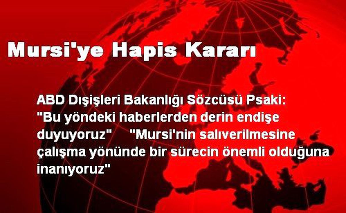 Mursi\'ye Hapis Kararı