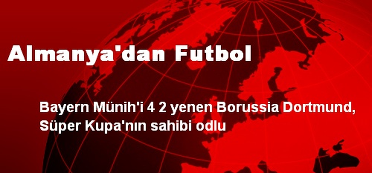 Almanya\'dan Futbol