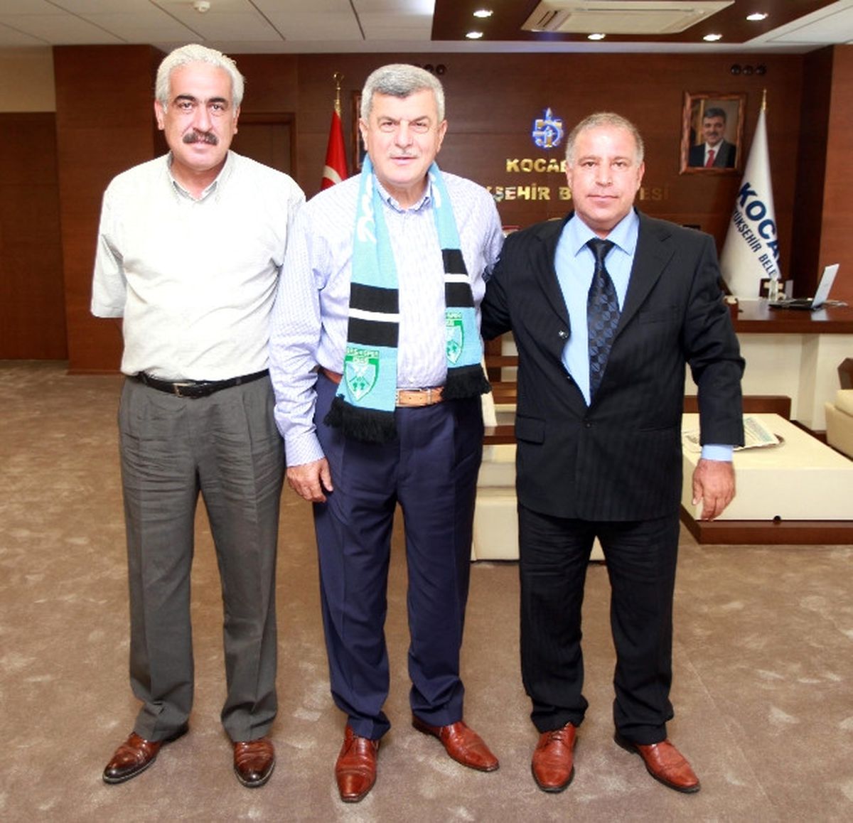 Dersimspor\'dan Başkan\'a Teşekkür Ziyareti
