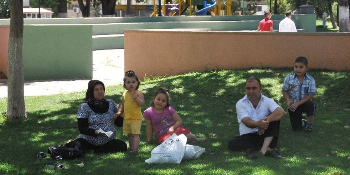 Gaziantepliler Hafta Sonunu Parklarda Geçirdi