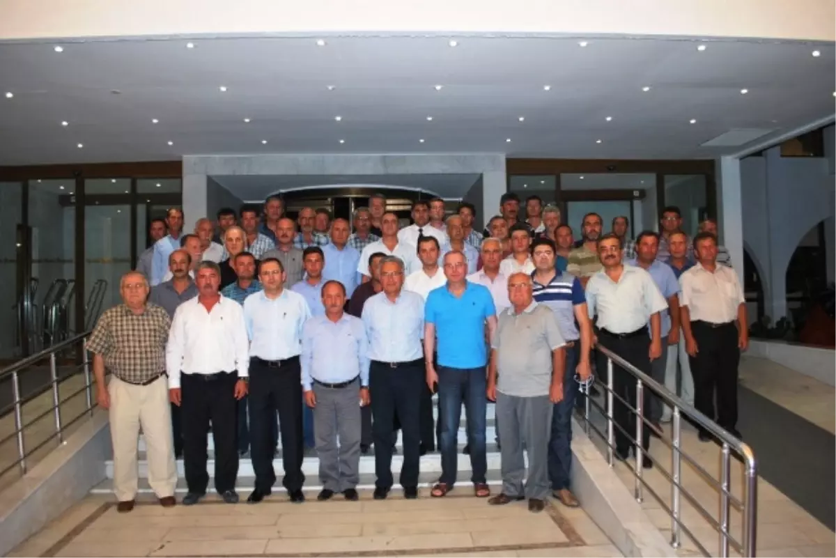 Köy Muhtarlarından Mesut Ergin\'e Yakın İlgi