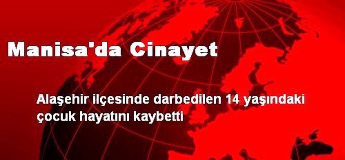 Manisa\'da Cinayet