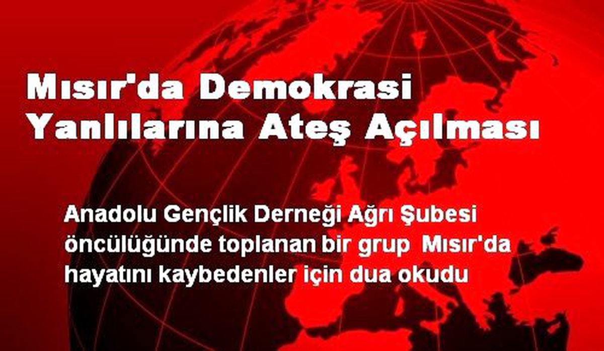 Mısır\'da Demokrasi Yanlılarına Ateş Açılması