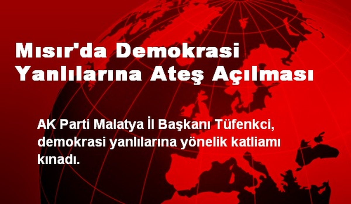 Mısır\'da Demokrasi Yanlılarına Ateş Açılması