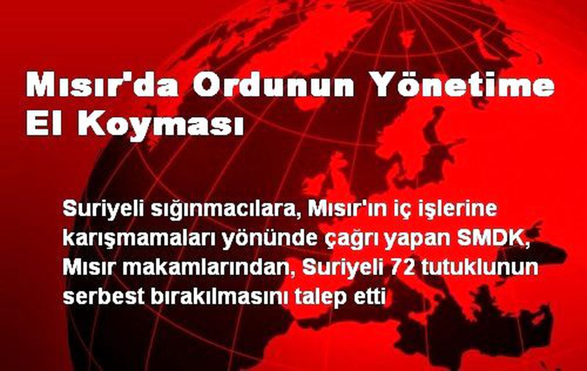 Mısır\'da Ordunun Yönetime El Koyması