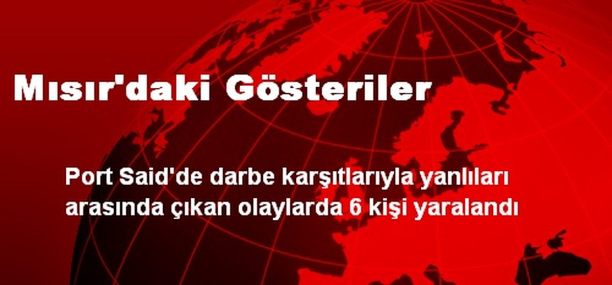 Mısır\'daki Gösteriler