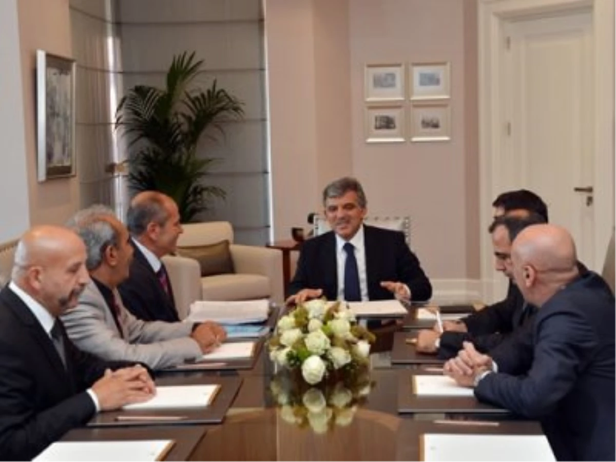 TMMOB Yönetim Kurulu Cumhurbaşkanı Abdullah Gül İle Görüştü
