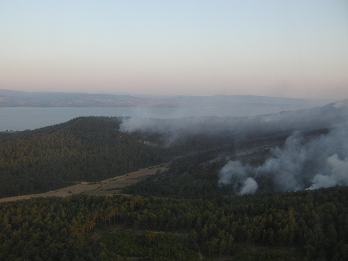 Çanakkale\'deki Acı Bilanço Havadan Böyle Görüntülendi