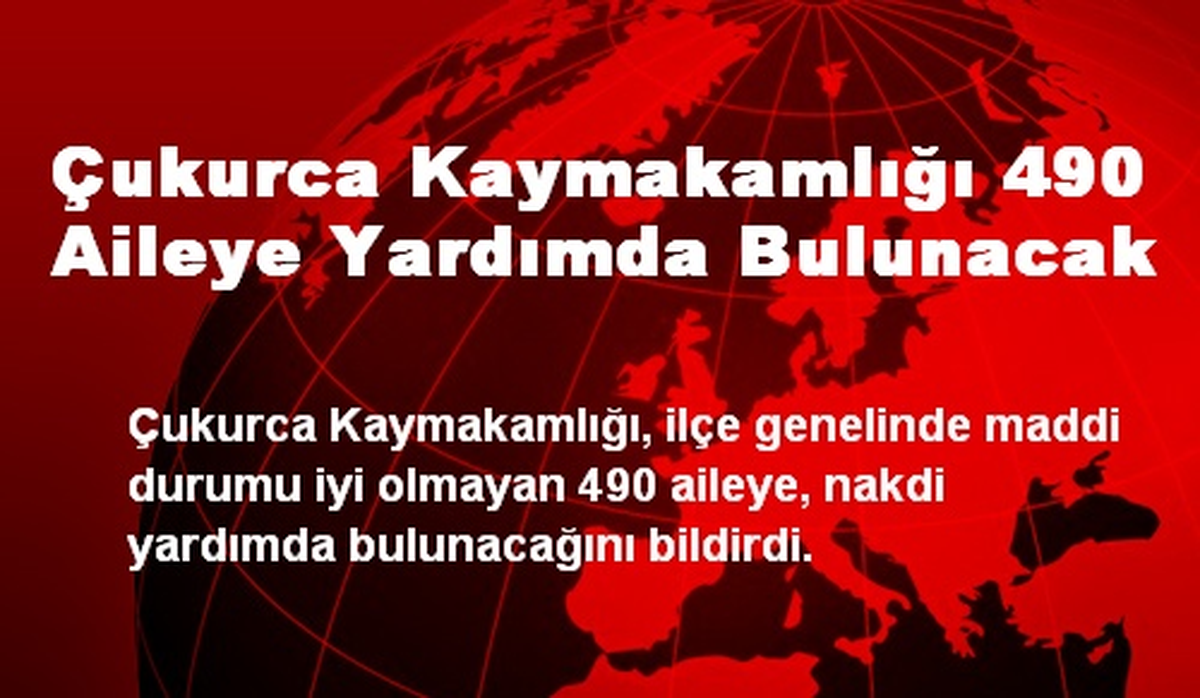 Çukurca Kaymakamlığı 490 Aileye Yardımda Bulunacak