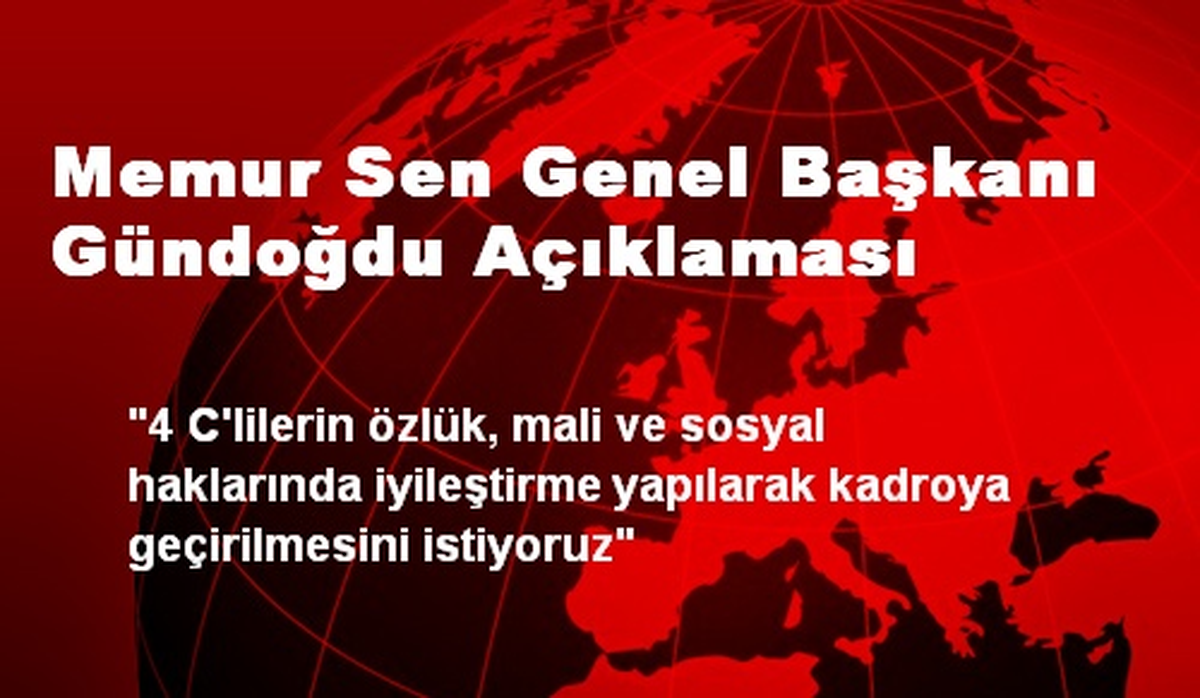 Memur Sen, Mali ve Sosyal Haklarda Düzenleme İstedi




