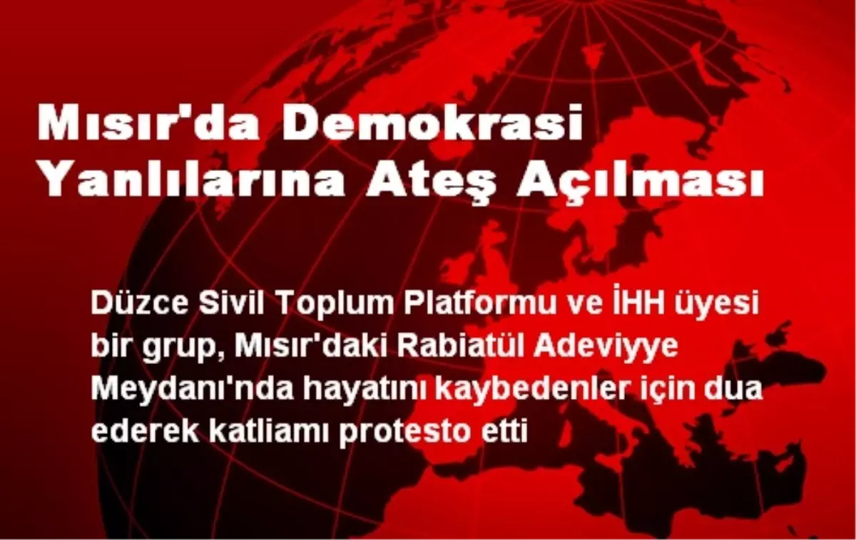 Mısır\'da Demokrasi Yanlılarına Ateş Açılması