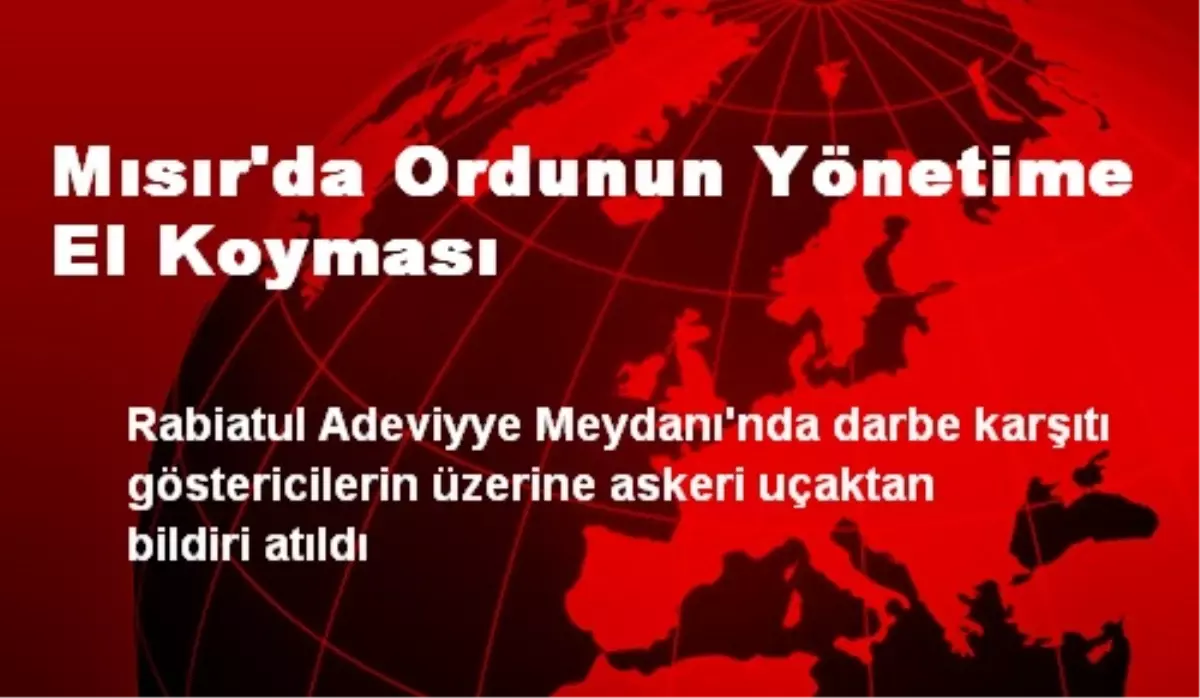 Mısır\'da Ordunun Yönetime El Koyması