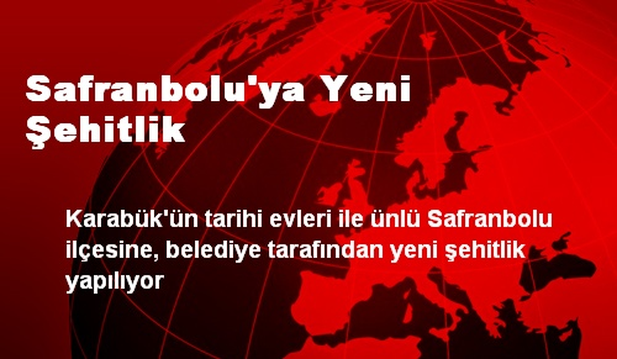 Safranbolu\'ya Yeni Şehitlik