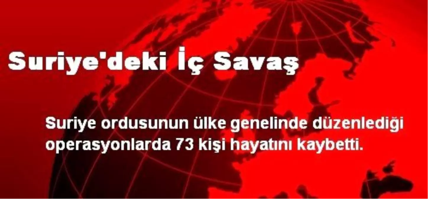 Suriye\'deki İç Savaş