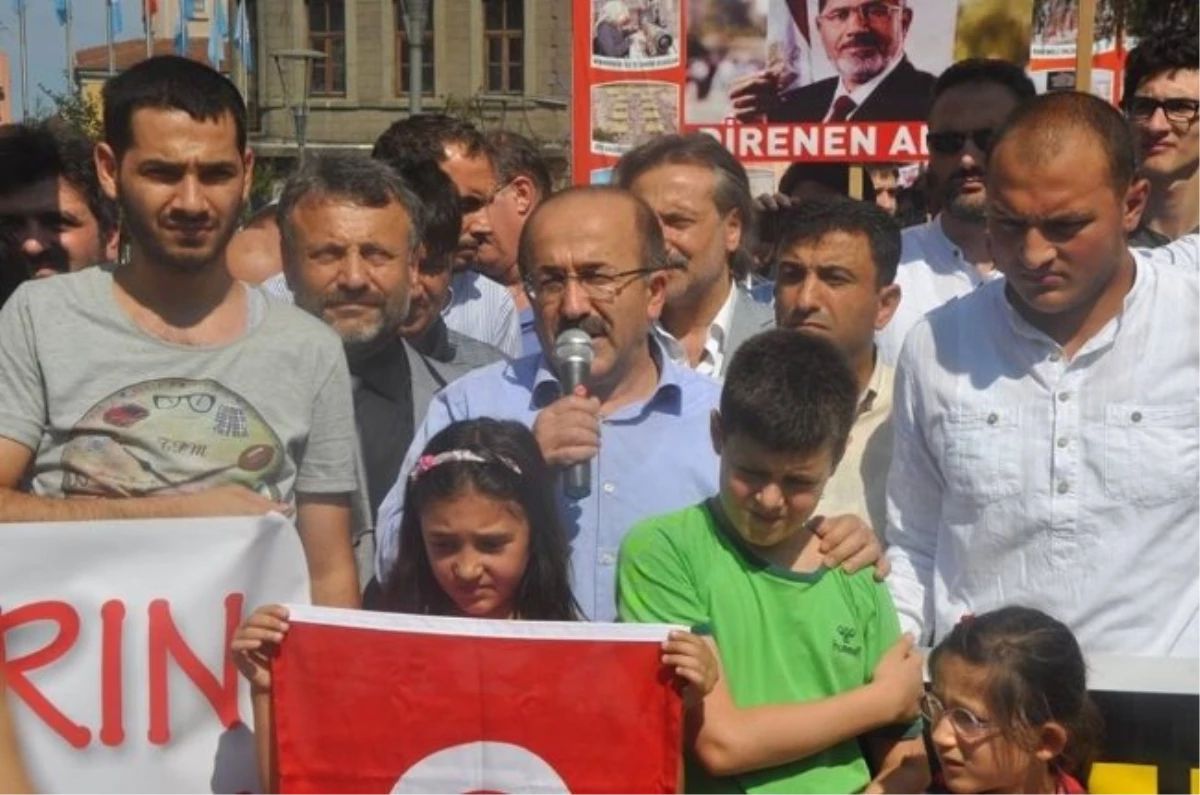 Trabzon\'dan Mısır\'a Destek Protestosu