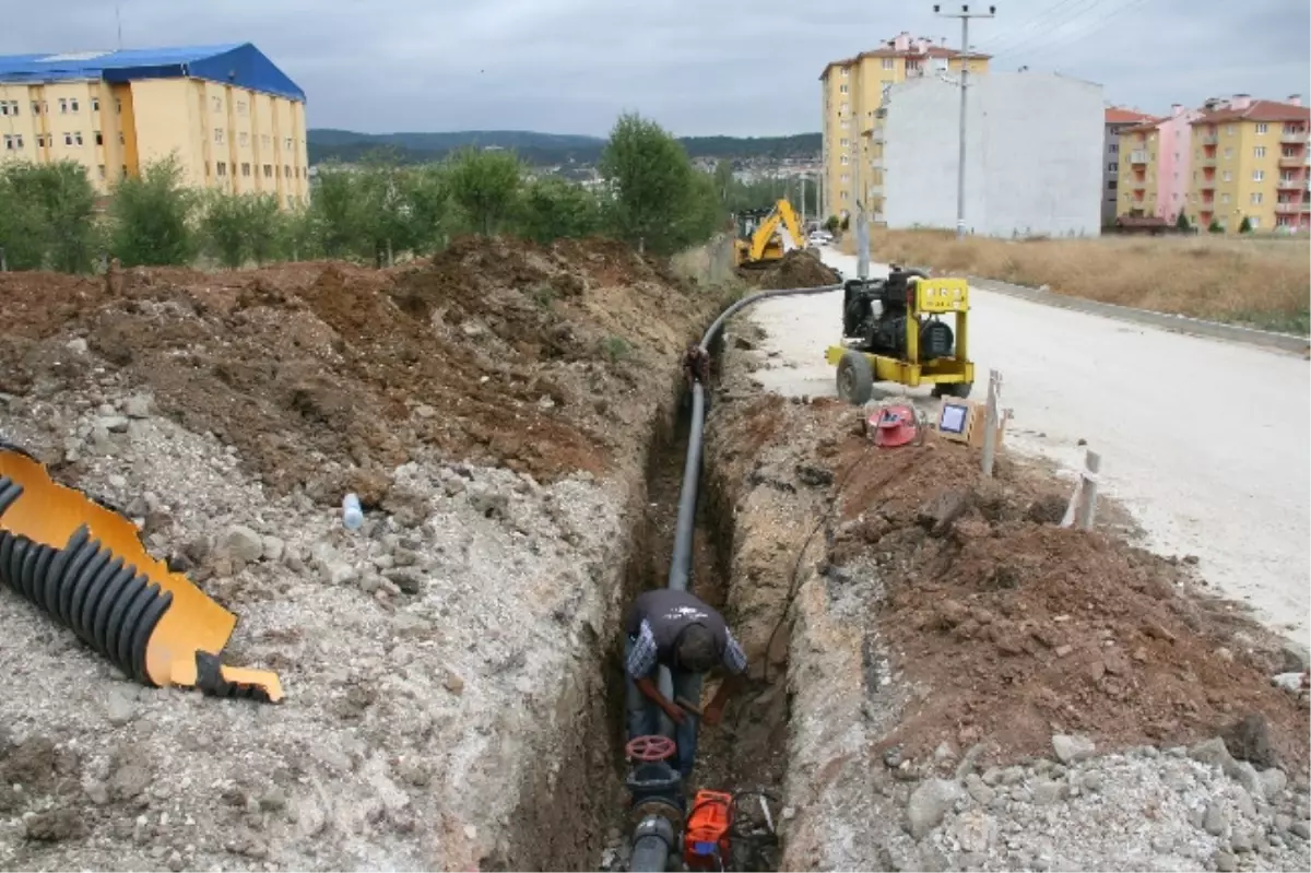 Bozüyük\'te İçme Suyu Hattı Revizyon Çalışmaları