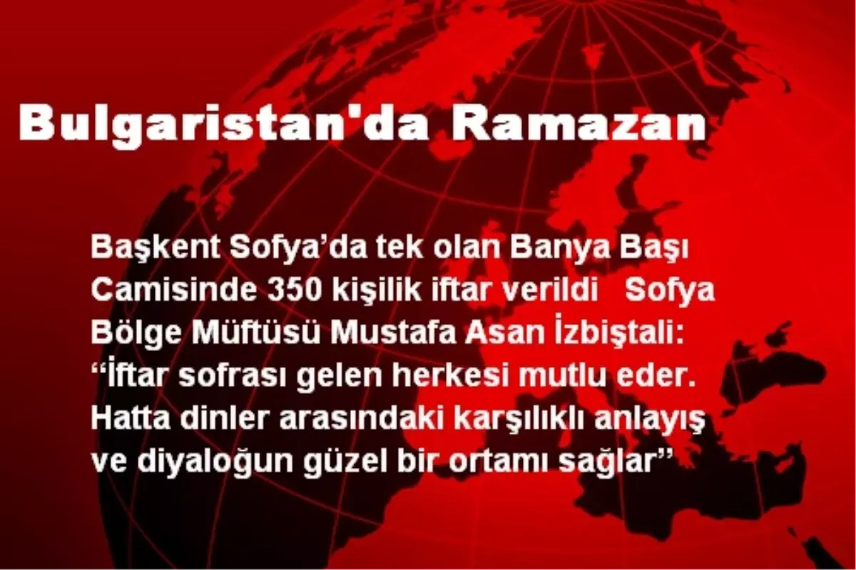 Bulgaristan\'da Ramazan