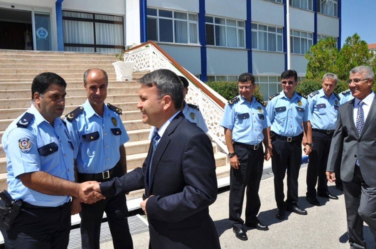Emniyet Müdürü Şahin\'den Aksaray Pmyo\'ya Veda Ziyareti