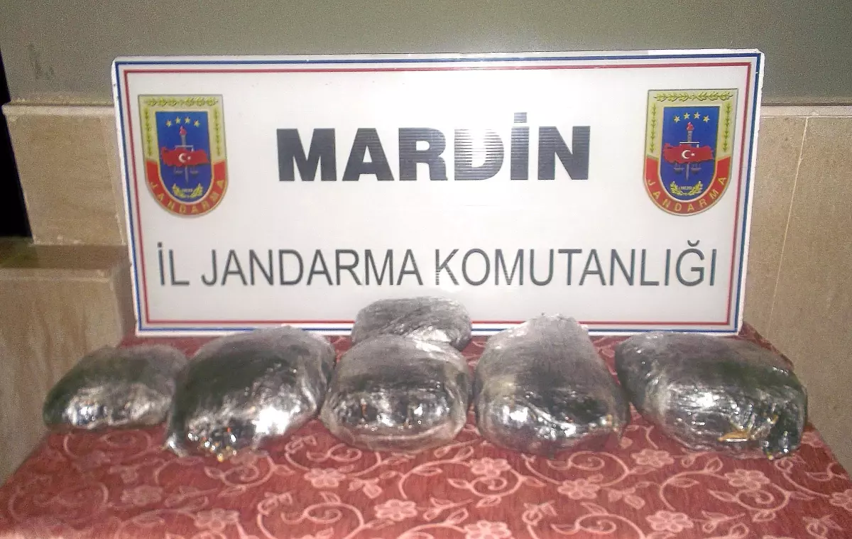 Mardin\'de 10 Kilo Esrar Ele Geçirildi