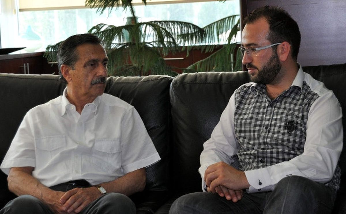Ali İsmail Korkmaz\'ın Ağabeyi Başkan Ataç\'ı Ziyaret Etti