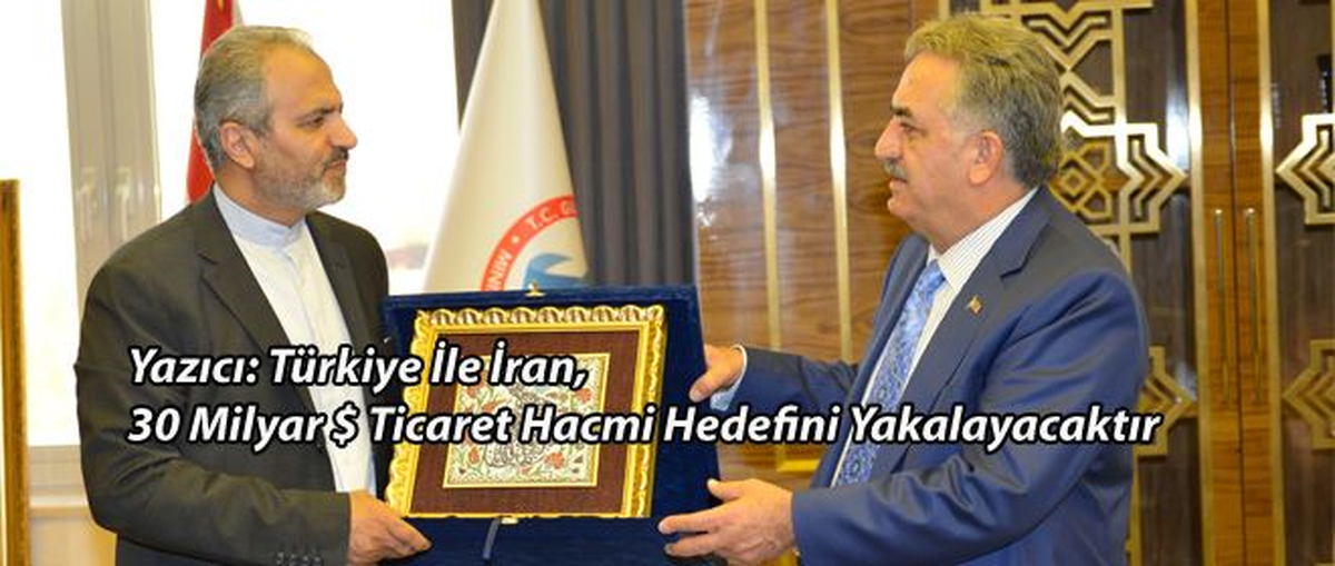 Bakan Yazıcı, İran Büyükelçisi Ali Rıza Bikdeli İle Görüştü