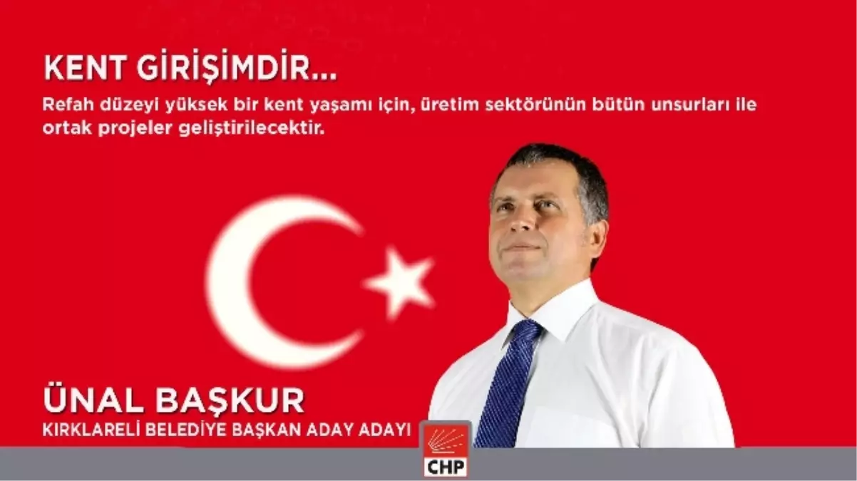 CHP Kırklareli Belediye Başkan Aday Adayı Başkur; "Kırklareli Halkına Mesai Kavramı Gözetmeden Ben...