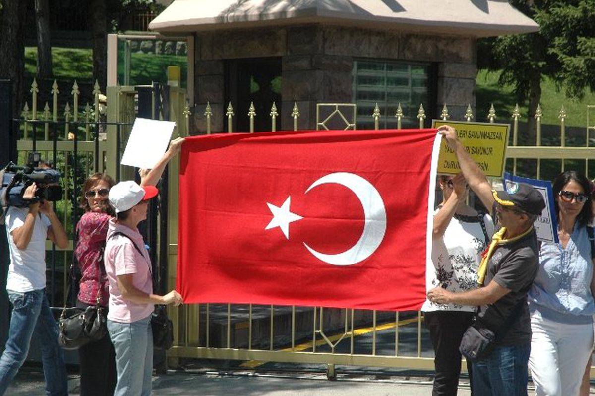 Genelkurmay Başkanlığı Önünde Eylem