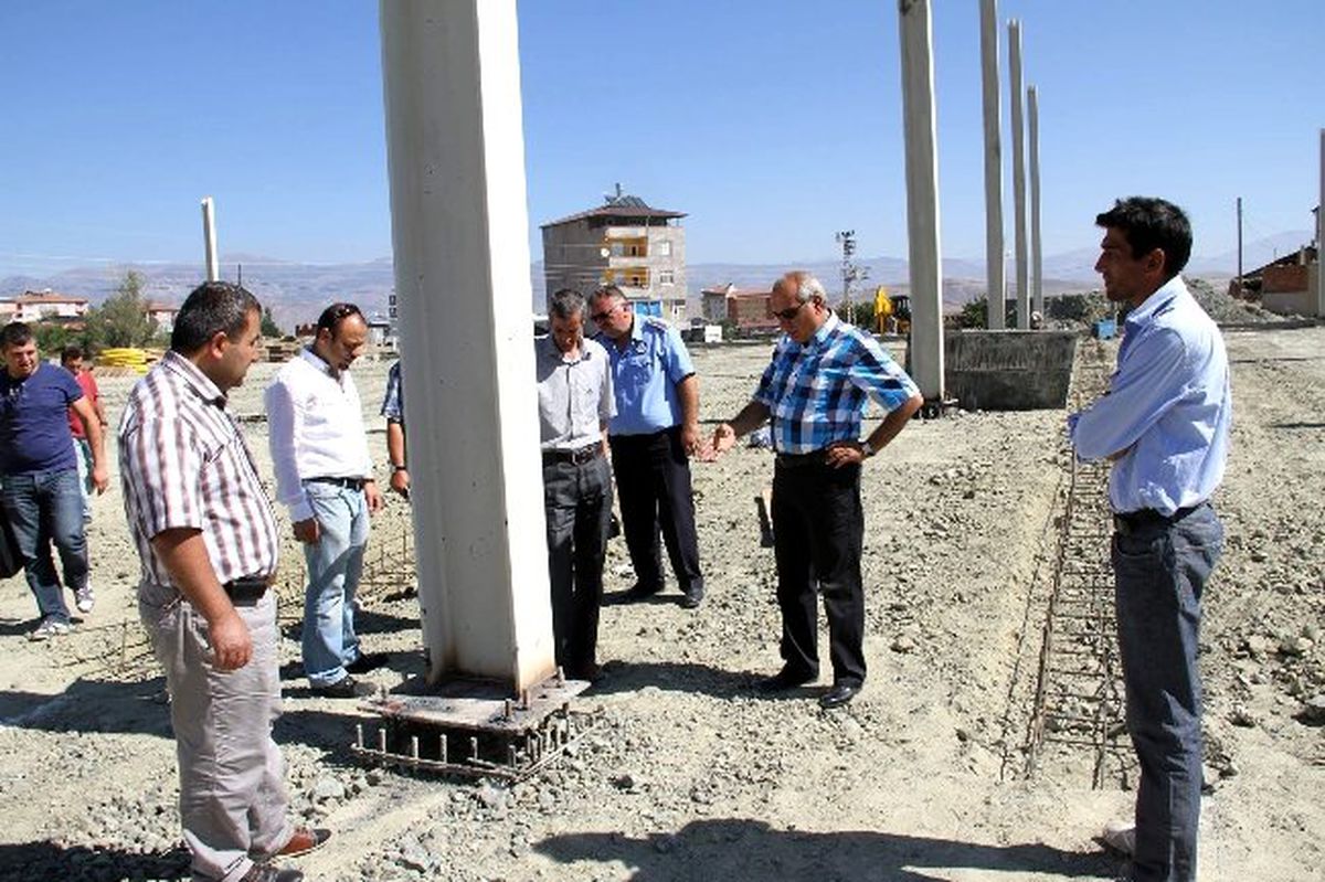 Suşehri Sebze Pazarı İnşaatı Devam Ediyor