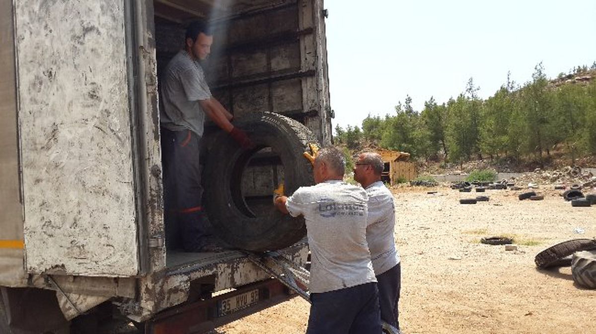 101 Ton Atık Lastik Geri Dönüştürüldü