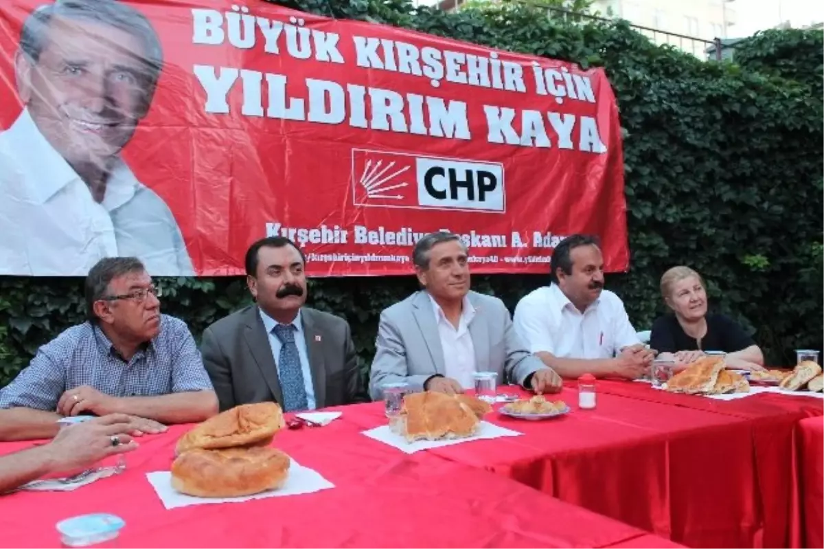 Chp, \'Kırşehir Sofrası\'nda Medya Çalışanları ile Buluştu