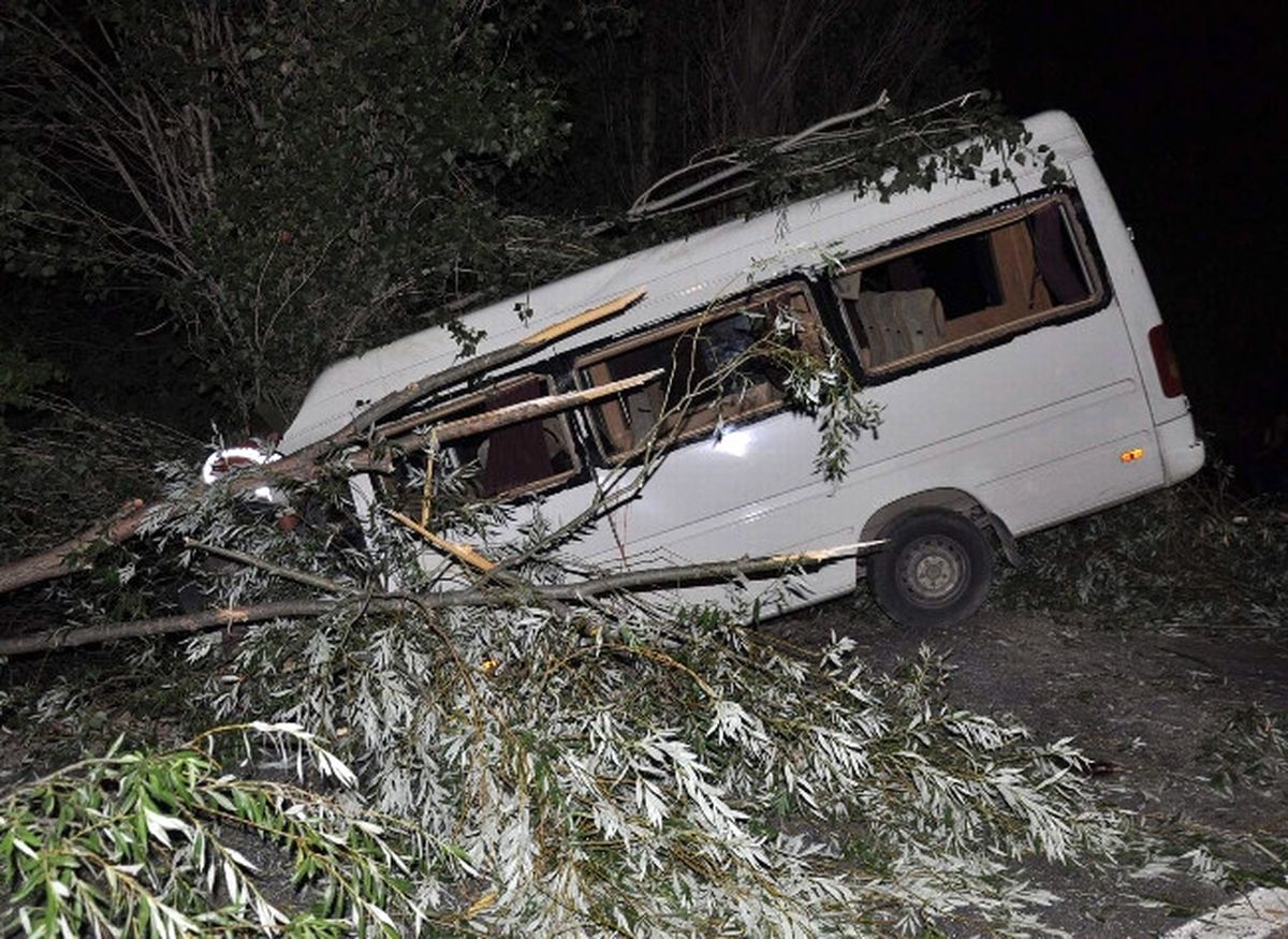 İşçi Taşıyan Minibüs Ağaca Çarptı: 2 Ölü, 12 Yaralı