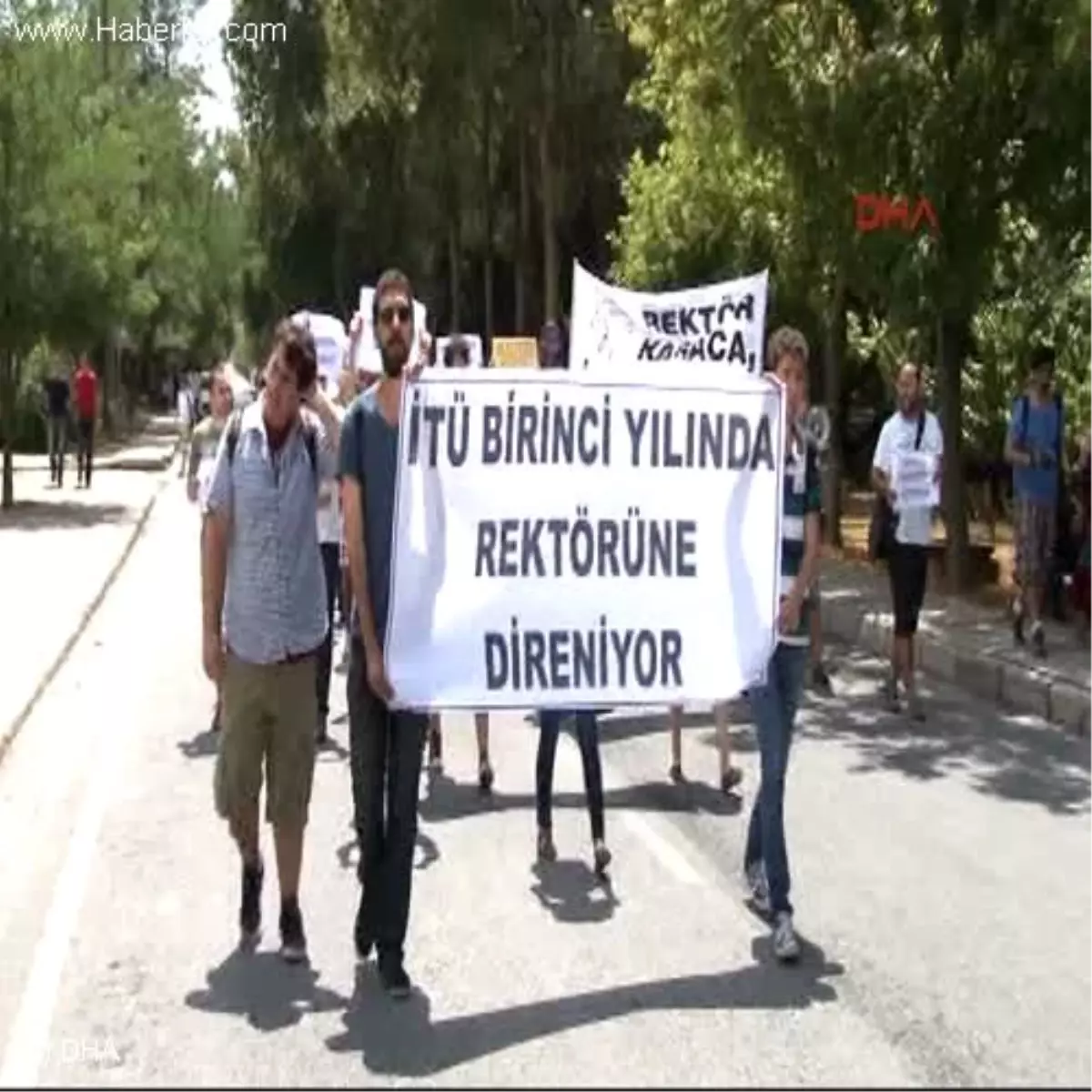 İTÜ\'de Helvalı Protesto